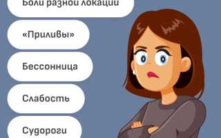Климактерический синдром, симптомы, лечение