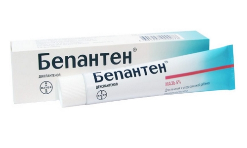 Бепантен для лечения трещин на пятках
